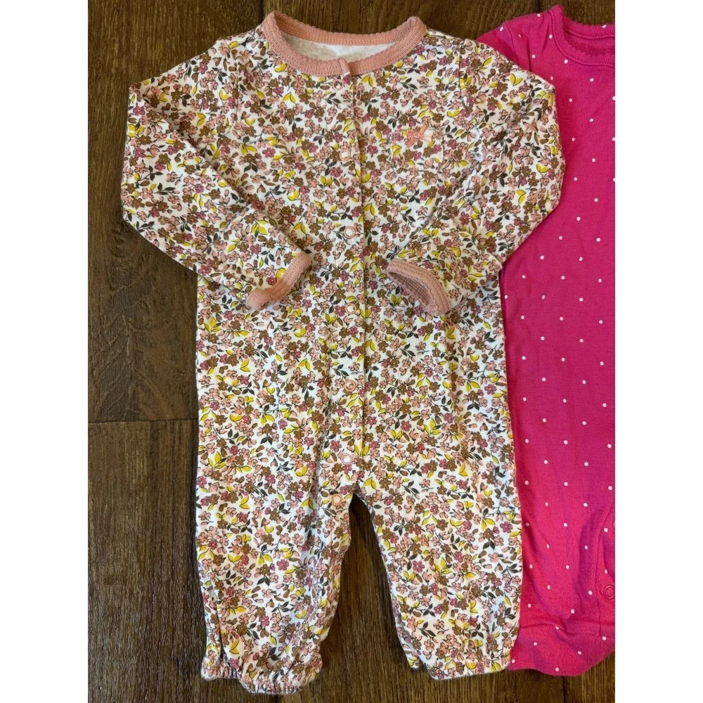 Carters Girl 3 Months Lot Rompers Outfits Pants Long Sleeved Shirt Fall‎ Winter